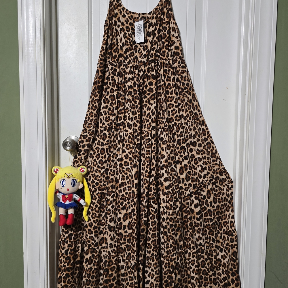 Torrid Leopard Print Maxi Dress